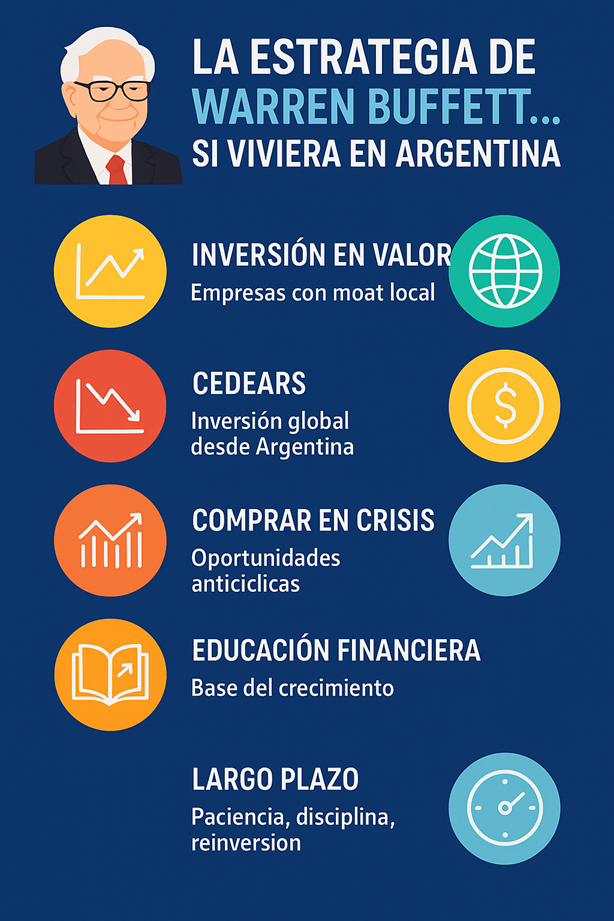 infografía que haría Warren Buffett