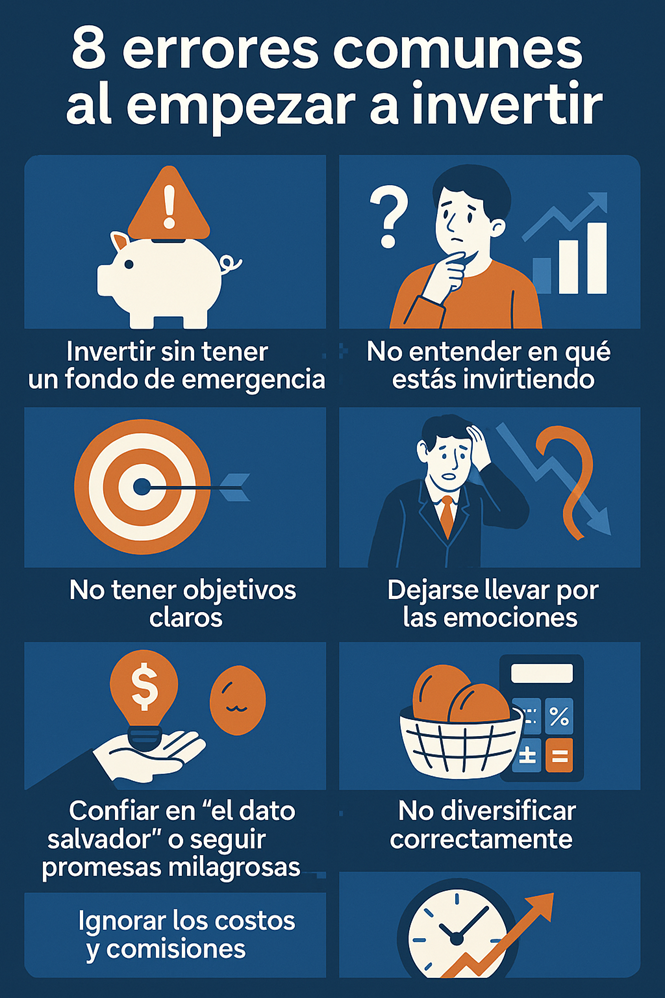 errores comunes al invertir infografia